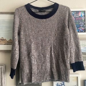 J. Crew Sequin Crew Neck